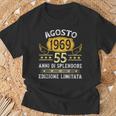 Vintage Agosto 1969 Uomo Donna Regalo 55 Anni Compleanno Maglietta Regalos para ancianos