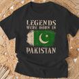 Vintage Pakistan Flag S T-Shirt Geschenke für alte Männer