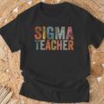 Vintage Sigma Teacher Meme Lovers Sigma T-Shirt Gifts for Old Men