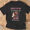 Vorsichtor Dem Frauchen Dachshund T-Shirt Geschenke für alte Männer