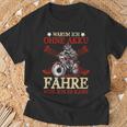 Warum Ich Ohne Akku Fahre Weil Ich Kann Anti Ebike Cyclist T-Shirt Geschenke für alte Männer