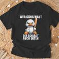 Wer Gänsehaut Der Schlagt Auch Enten Children's T-Shirt Geschenke für alte Männer