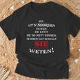 Wi Ut`N Noorden Flat German Nordic German Slogan T-Shirt Geschenke für alte Männer