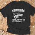 Wind Instrument Mir Reichts Ich Gehe Tenor Horn T-Shirt Geschenke für alte Männer