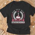 Women's Die Tut Nix Stockschieessen Ice Stick T-Shirt Geschenke für alte Männer