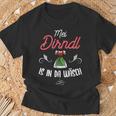 Women's Mei Dirndl Is In Da Wäsch T-Shirt Geschenke für alte Männer