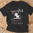 Women's Mir Reichts Ich Geh Swinging Unicorn Picture Unicorn T-Shirt Geschenke für alte Männer