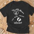 Women's Pregnancy On Fell Mama Zur Baby Mama Beförderton Fell S T-Shirt Geschenke für alte Männer