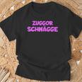 Women's With Zuggorschnägge Zuggorschnägge Motif T-Shirt Geschenke für alte Männer