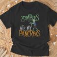 Zombies Comió Mi Páncreas T1d Diabetic Diabetes Conciencia Camiseta unisex Regalos para ancianos