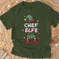 Chef Elf Christmas Outfit Partner Look Christmas T-Shirt Geschenke für alte Männer