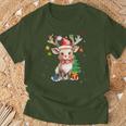 Christmas Children Reindeer Red Nose T-Shirt Geschenke für alte Männer