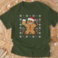 Christmas Christmas Santa Biscuit Beer T-Shirt Geschenke für alte Männer