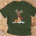 Christmas Women's For Him Reindeer T-Shirt Geschenke für alte Männer