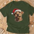 Cute Norfolk Terrier Christmas Print T-Shirt Geschenke für alte Männer