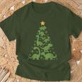 Dinosaur Christmas Tree Dino Trex Dinosaur Lover Christmas T-Shirt Gifts for Old Men