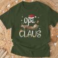 Grandpa Claus Grandma Santa Claus Pyjamas Christmas Grandpa T-Shirt Geschenke für alte Männer