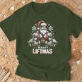 Muscolo Santa Bodybuilder Merry Liftmas Palestra Allenamento Di Natale Maglietta Regalos para ancianos