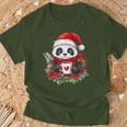 Panda Christmas Children Christmas Panda T-Shirt Geschenke für alte Männer