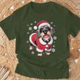 Rauhaardackel Dog Christmas T-Shirt Geschenke für alte Männer