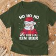 Santa Claus Beer Christmas Ho Ho Hol Mir Mal Ein Bier T-Shirt Geschenke für alte Männer