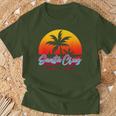 Santa Cruz Ca California Retro Sunset T-Shirt Geschenke für alte Männer