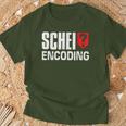 Schei Encoding Christmas Itler Nerd T-Shirt Geschenke für alte Männer