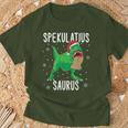 Spekulatius Saurus Christmas Dino Tyrannosaurus T-Shirt Geschenke für alte Männer