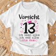 13Th Birthday Girl -Orsicht 13 Years Nager T-Shirt Geschenke für alte Männer