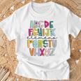 Abc Elemeno Alphabet Back To School Kindergarten Teachers T-Shirt Gifts for Old Men