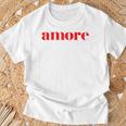 Amore Cute Italian T-Shirt Geschenke für alte Männer