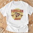 Angler Fischer Slogan Boys Fishing Angel Green T-Shirt Geschenke für alte Männer