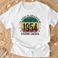 Annata 1954 Regalo Anni 70 Uomo Donnaintage Agosto 1954 Maglietta Regalos para ancianos