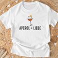 Aperol Spritz Gleich Liebe Fun Gray T-Shirt Geschenke für alte Männer