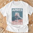 Après Ski Club X Aesthetic Skier Party Ski Outfit T-Shirt Geschenke für alte Männer