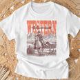Atmosfere Del Far West Grafico Stile Western Maglietta Regalos para ancianos