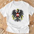 Austria Federal Eagle Red Red Eagle Retro T-Shirt Geschenke für alte Männer