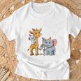Bambino 2 Compleanno Bambini & Zoo Regalo Di 2 Anni Maglietta Regalos para ancianos