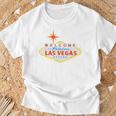 Benvenuti A Lasegas Fabulous Nevada Sign Maglietta Regalos para ancianos
