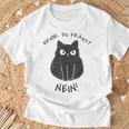 Bevor Du Fragst Nein Cats T-Shirt Geschenke für alte Männer