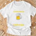 Cerveza Manga Larga Hombre En Caso De Emergencia Manga Larga Camiseta unisex Regalos para ancianos