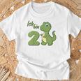 Children's Dino 2Nd Birthday 'Ich Bin Schon 2 Jahre Alt' T-Shirt Geschenke für alte Männer