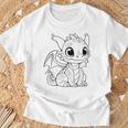 Children's Dragon Mandala To Paint & Colour T-Shirt Geschenke für alte Männer