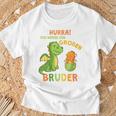 Children's Ich Werde Ein Großer Bruder Dinosaur Dino Bru T-Shirt Geschenke für alte Männer