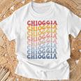 Chioggia City Groovy Retrò Maglietta Regalos para ancianos
