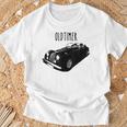 Coche Antiguo Británico Morgaen – Plus 4 O Plus 8 Camiseta unisex Regalos para ancianos