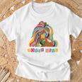 Colorido Diseño De Caballos Para Niñas Amantes De Los Caballos Sin Mangas Camiseta unisex Regalos para ancianos