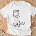 Cute Kitten Cat Lovers T-Shirt Geschenke für alte Männer