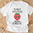 Das Leben Ist Besser Mit Einer Himbeere Kawaii T-Shirt Geschenke für alte Männer