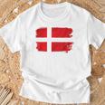 Denmark Flag Denmark Denmark Denmark S T-Shirt Geschenke für alte Männer